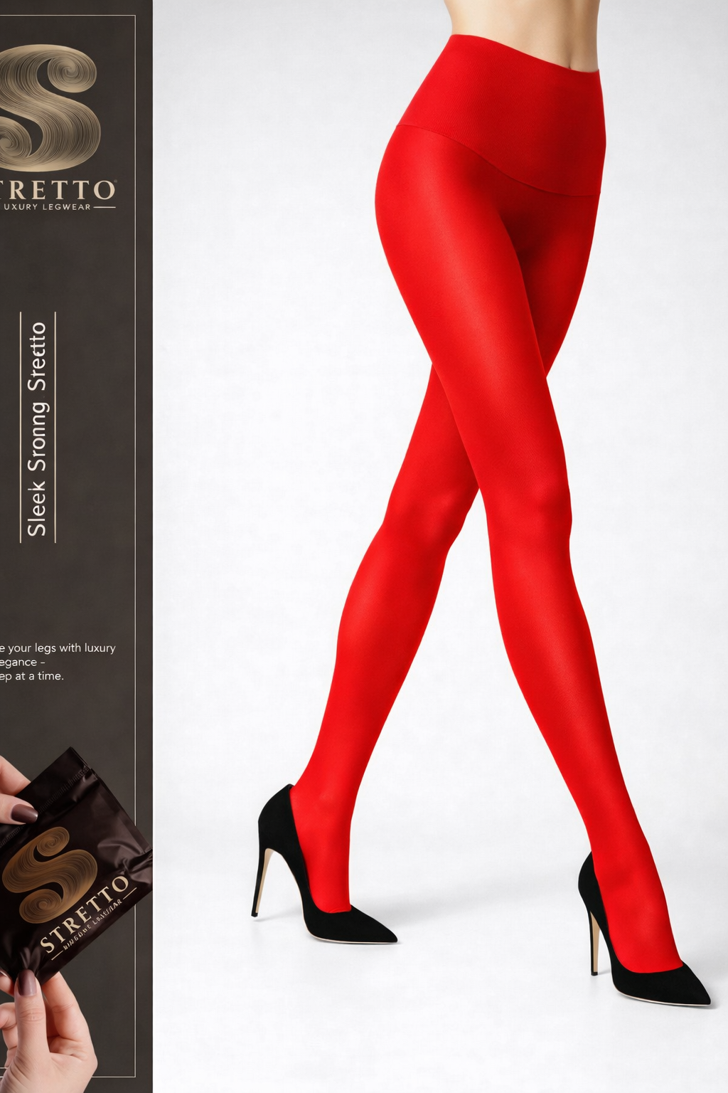 Luxury Seamless waist and foot shaped tights