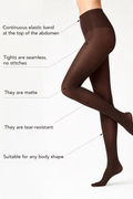 Stretto Luxury Legwear New Brown