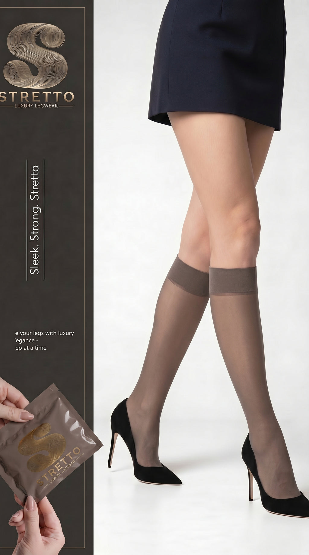 Stretto Sheer Knee-High Socks