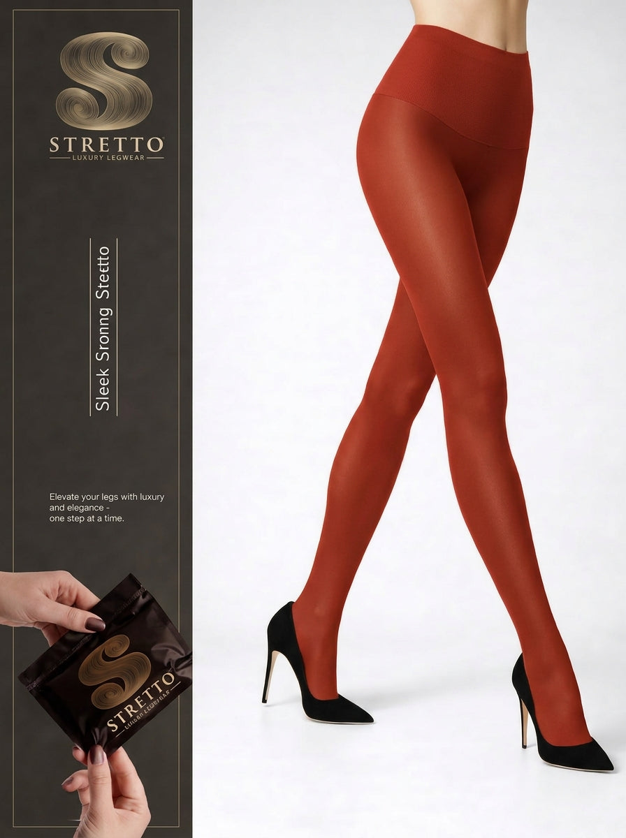 Luxury Seamless waist and foot shaped tights