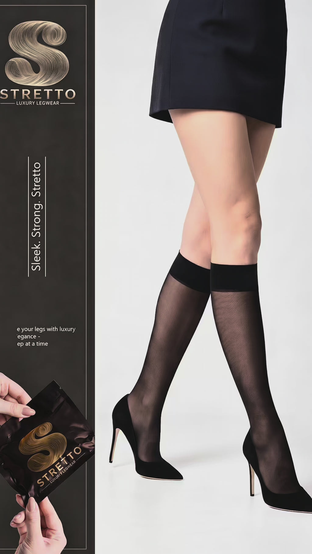 Stretto Sheer Knee-High Socks